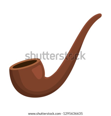 wooden pipe cartoon