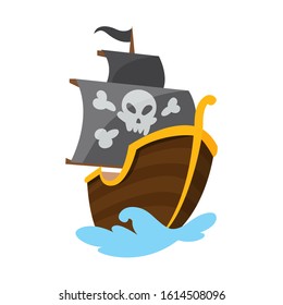 Wooden pirate buccaneer filibuster corsair sea dog