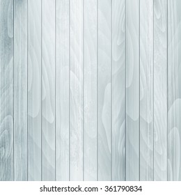 Wooden plank background in light gray color. Vector texture.