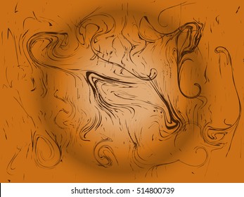 wooden plank pattern texture and gnarl line surface brown  beautiful  board for background. Vector illustration Eps10