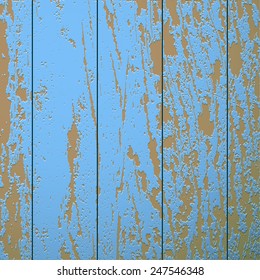 Wooden plank texture, vector background illustration