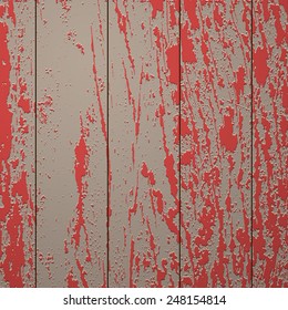 Wooden plank texture, vector background illustration