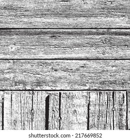 Wooden Planks Background - overlay texture for your design. EPS10 vector.