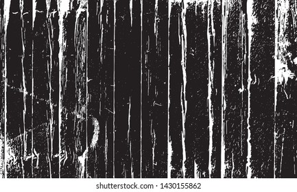 Wooden planks and cracked wood overlay texture for your design. Shabby chic background. Easy to edit vector wood texture backdrop. Grunge Vector. Texture effect. EPS10.