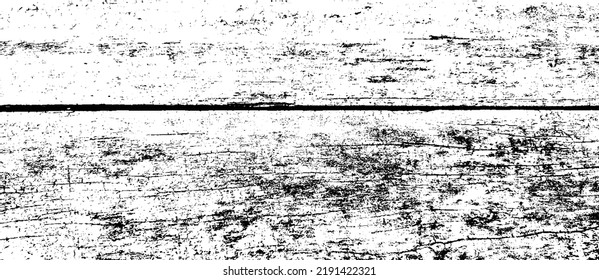 Wooden planks and cracked wood overlay texture for your design. Shabby chic background. Easy to edit vector wood texture backdrop. Grunge Vector. Texture effect. EPS10.
