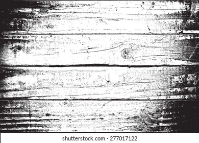 Wooden Planks distress overlay texture for your design. EPS10 vector. 