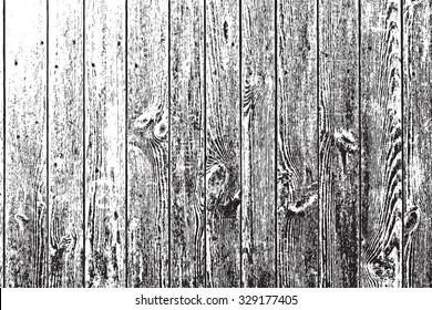 Wooden Planks distress overlay texture for your design. EPS10 vector. 