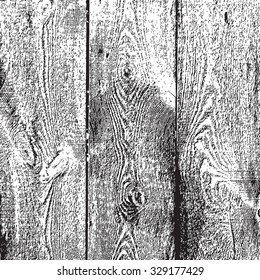 Wooden Planks distress overlay texture for your design. EPS10 vector. 
