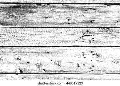 Wooden Planks Overlay Distressed Texture For Your Design. Empty Template. EPS10 vector.