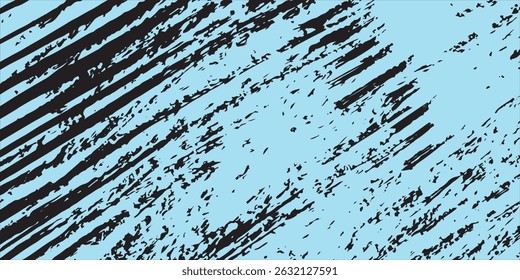 Wooden planks overlay texture. Shabby chic background. Easy to edit vector wood texture backdrop. Grunge Vector Illustration. Texture effect. Black isolated on blue background. EPS10.