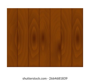 Telas de madeira. Textura 3d vetorial isolada sobre fundo branco.