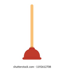 Wooden Plunger Vector Symbol Logo Stock Vector (Royalty Free ...