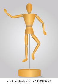 Wooden Pose Mannequin