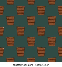 Masa de madera, patrón sin costura sobre fondo gris oscuro.