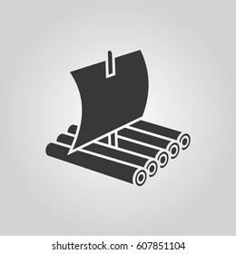 Wooden Raft Icon