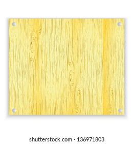 wooden road sign,  isolated on a white background vector