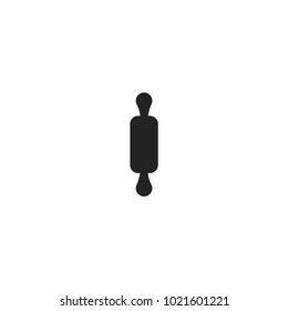 wooden roller icon. sign design
