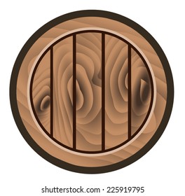Wooden Round Shield