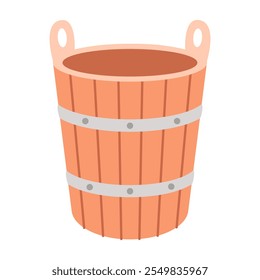Wooden sauna bucket, perfect for bath and sauna accessories