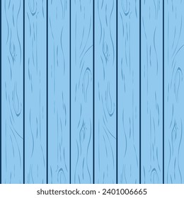 Wooden seamless pattern. Seamless pattern in the form of wooden planks. Blue wooden planks. Vector illustration