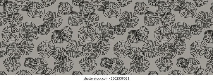 Wooden Seamless texture pattern. Doodle style. Abstract fibers structure background.