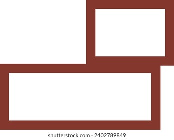 Wooden Shelf Furniture Vector Illustration