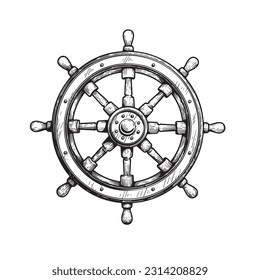 Ship Wheel Vector Art & Graphics