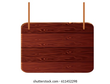 wooden sign