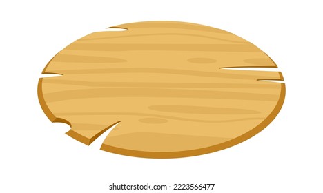 Wooden Sign or Board Vector illustration