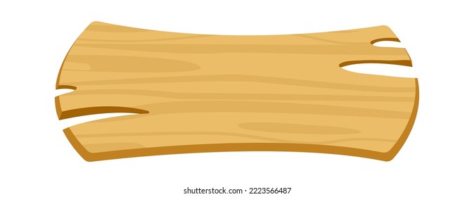 Wooden Sign or Board Vector illustration