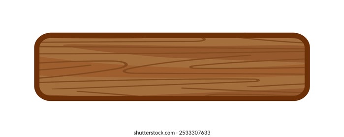 Muestra de madera, tablón de textura de madera, marco de madera de letrero, tablero de madera de la pancarta, placa de nombre de madera, Vector