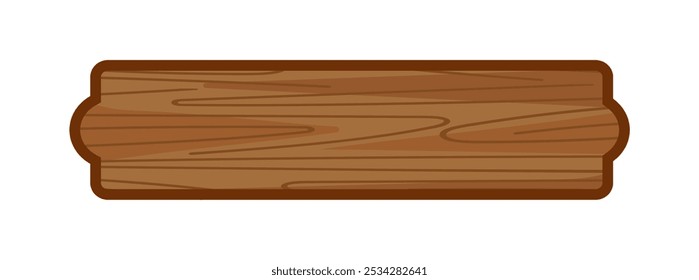 Muestra de madera, tablón de textura de madera, marco de madera de letrero, tablero de madera de la pancarta, placa de nombre de madera, Vector