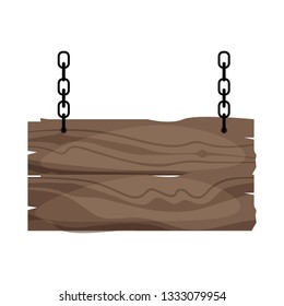 Wooden signboard illustration. Outdoor, signboard, navigation. Signboard concept. Vector illustration can be used for topics like navigation, trip, signs