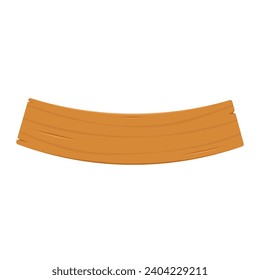 Wooden signpost vector. Wooden signpost icon. Colored silhouette. Vertical view. Vector flat simple graphic illustration.