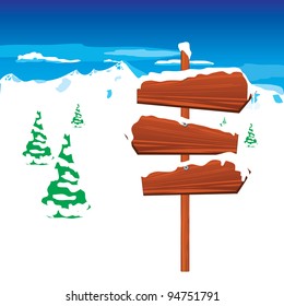 wooden signs