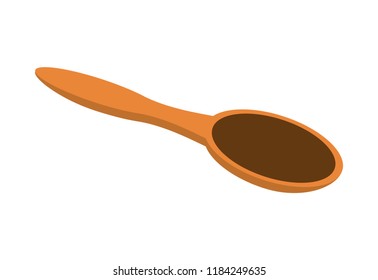 Wooden spa spoon