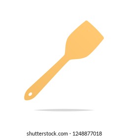 Wooden spatula vector isolated