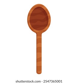 Wooden spoon isolated on white background representing kitchen utensils, cooking, and food preparation