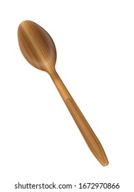 Wooden Spoon On A White Background. Vector Illustration.