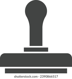 Wooden Stamp icon vector image. Suitable for mobile application web application and print media.