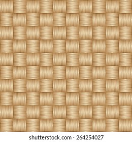 Wooden striped textured background, Wicker pattern, Basket weave pattern, Seamless pattern background.