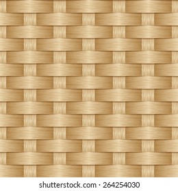 Wooden striped textured background, Wicker pattern, Basket weave pattern, Seamless pattern background.