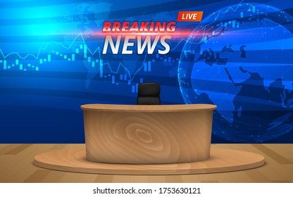 News Studio Table High Res Stock Images Shutterstock