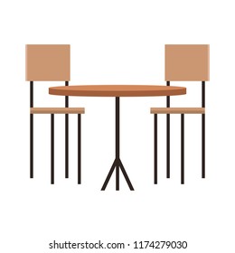 Wooden table and chairs