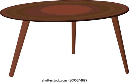 Tabla de madera, ilustración, vector sobre un fondo blanco.