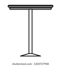 wooden table isolated icon