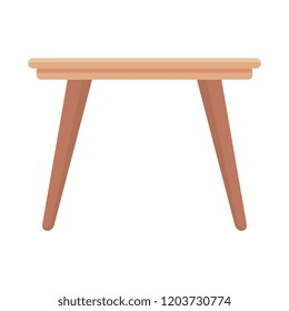 wooden table isolated icon