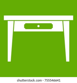 Wooden table in simple style isolated on white background vector illustration
