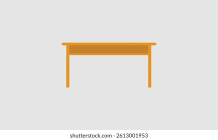 Wooden table vector illustration for use.