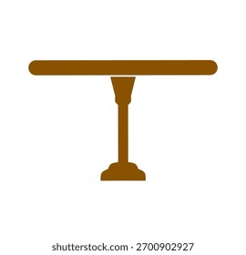 wooden table vector with trendy design